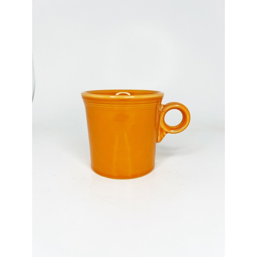 vintage fiestaware o ring mug tangerine
